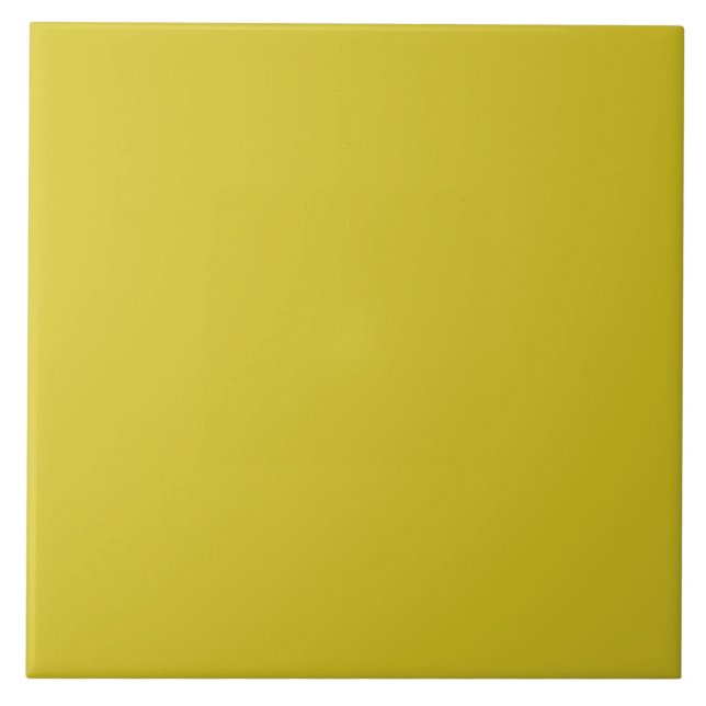 Yellow Solid Colour Ceramic Tile (Front)