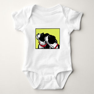 yellow spanky and petey baby bodysuit