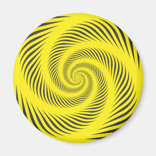 YELLOW SPIRAL MAGNET