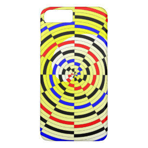 Yellow Spirals by Kenneth Yoncich iPhone 8 Plus/7 Plus Case