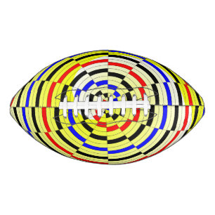 Yellow Spirals by Kenneth Yoncich Football