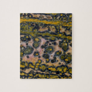 Yellow spotted Ocean Jasper Jigsaw Puzzle