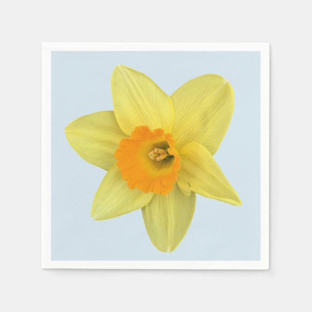 Yellow Spring Daffodil Napkin (Front)