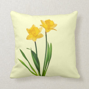 Yellow Spring Daffodils - Daffodil Template Cushion