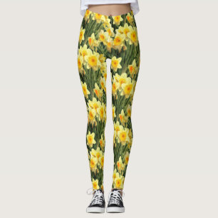 Yellow Spring Daffodils Leggings