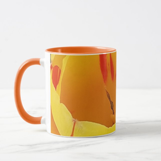 Yellow Spring Tulips Mug (Left)