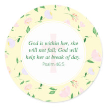 Yellow Spring Watercolor Floral Christian