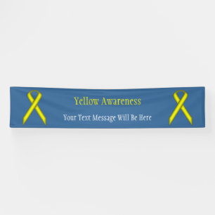 Yellow Standard Ribbon by Kenneth Yoncich Banner