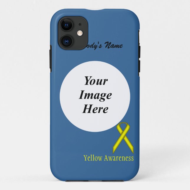 Yellow Standard Ribbon by Kenneth Yoncich Case-Mate iPhone Case (Back)