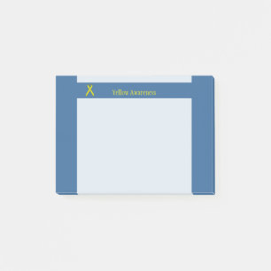 Yellow Standard Ribbon by Kenneth Yoncich Post-it Notes