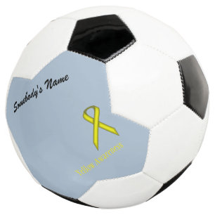 Yellow Standard Ribbon Template by Kenneth Yoncich Soccer Ball