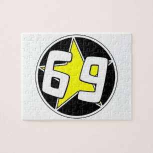 Yellow Star 69  Jigsaw Puzzle