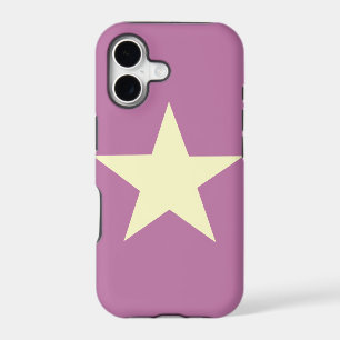 Yellow Star Editable Case-Matte iPhone Case