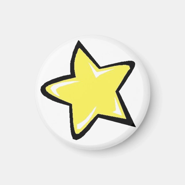 Yellow Star Magnet (Front)
