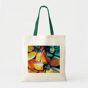 Yellow Star of Bethlehem flower watercolor art Tote Bag