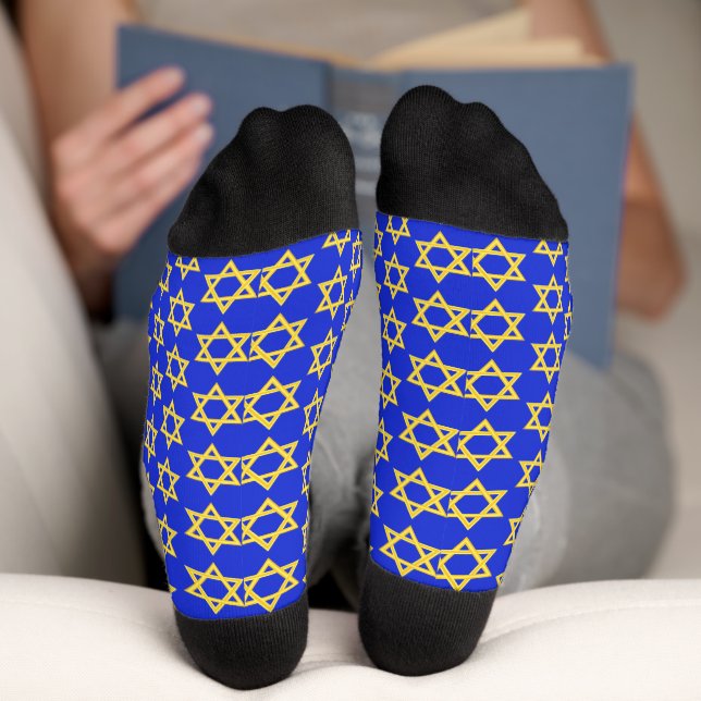 Yellow Star of David Socks (Bottom)