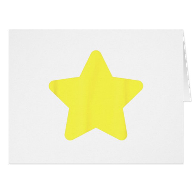 Yellow star tree Merry christmas (Front Horizontal)