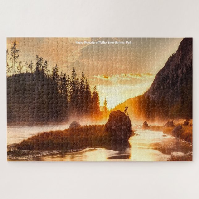 Yellow Stone National Park . Jigsaw Puzzle (Horizontal)
