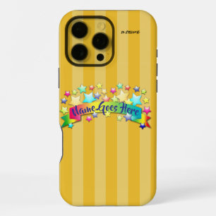 Yellow Stripe Cell Phone Case  HAMbWG