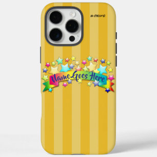 Yellow Stripe Cell Phone Case HAMbWG