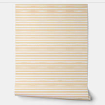 Yellow Stripe Wallpaper | Bright Striped Nursery &