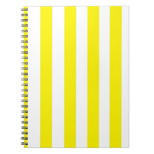 Yellow Striped Notebook