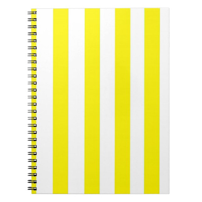 Yellow Striped Notebook (Front)