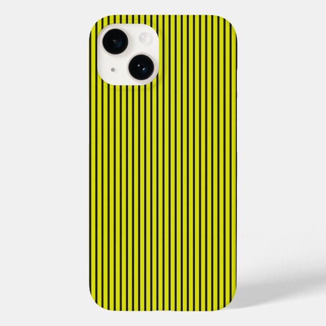 Yellow Striped texture Case-Mate iPhone Case (Back)