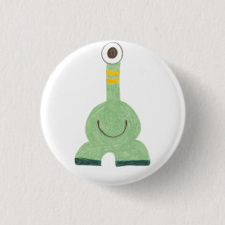 Yellow Stripes 3 Cm Round Badge