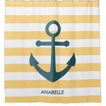 Yellow Stripes and Blue Anchor