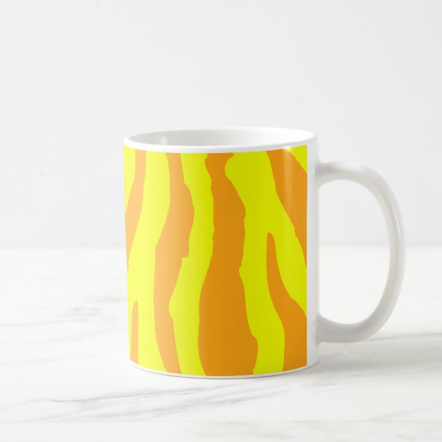 Yellow Stripes Coffee Mug (Right)