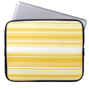 Yellow stripes laptop sleeve