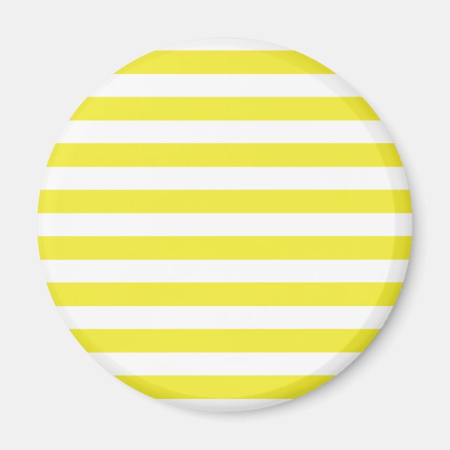 Yellow Stripes Magnet (Front)
