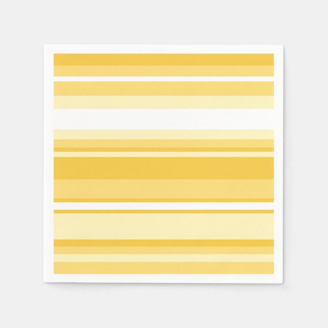 Yellow stripes napkin (Front)