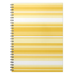 Yellow stripes notebook