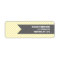 Yellow Stripes Pattern Address Labels