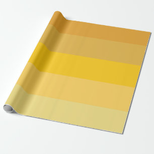 Yellow stripes pattern wrapping paper