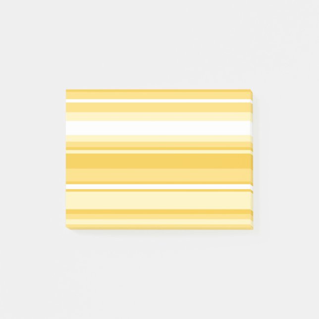 Yellow stripes post-it notes (Front)