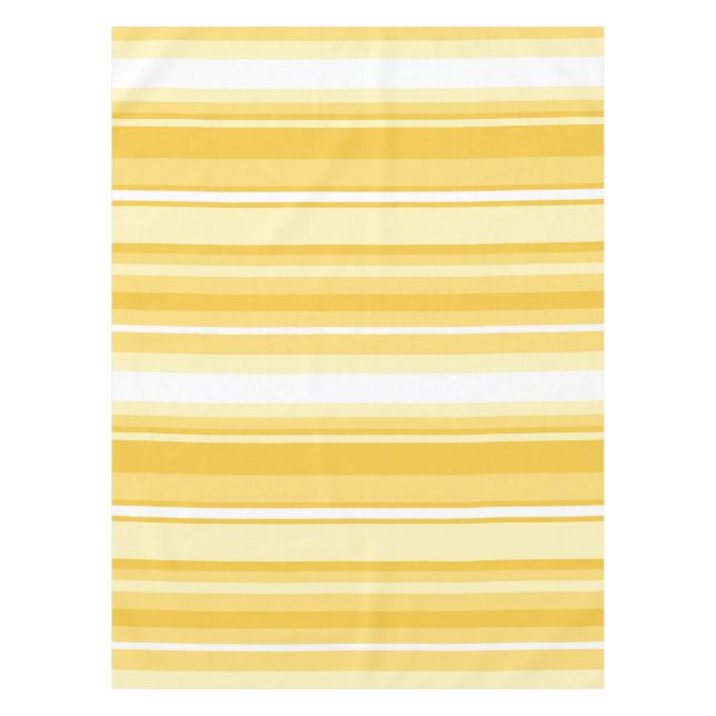 Yellow stripes tablecloth (Front)