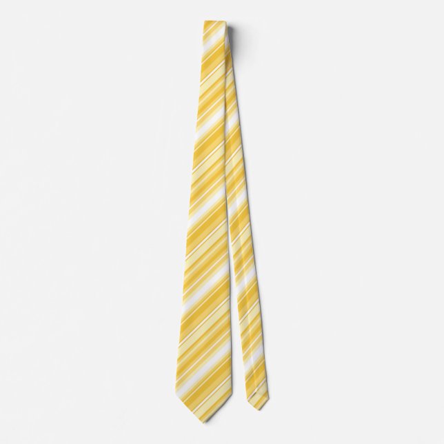 Yellow stripes tie (Front)