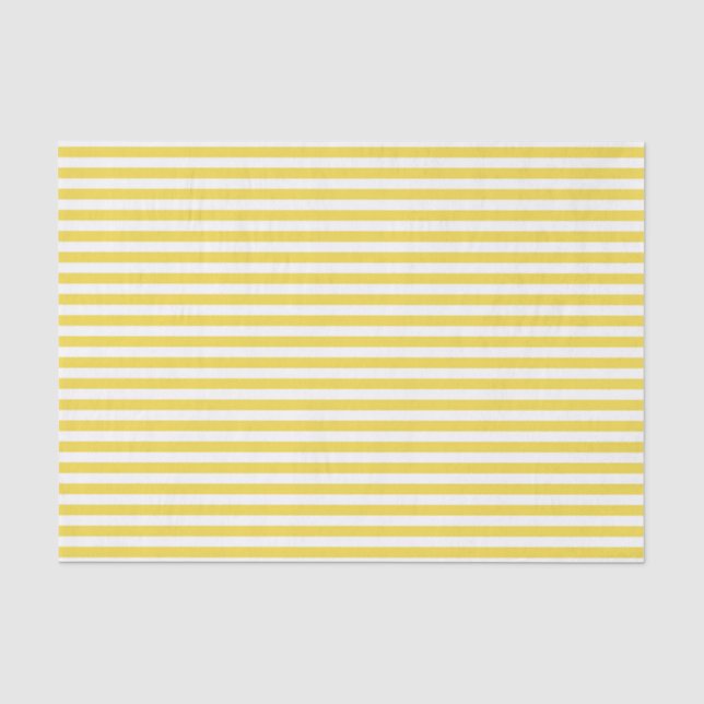 Yellow Stripes Tissue Paper (Front)