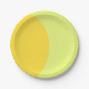 Yellow Stunning Paper Plate