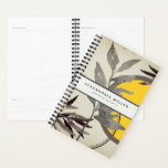 Yellow Stylish Zen Watercolor Appointment Planner<br><div class="desc">Modern zen appointment planner features a stylish watercolor botanical design in a grey and yellow colour palette, with custom name and "Appointments" presented on a coordinating ivory banner with coordinating accents and text. Shown with a custom name and appointments on the front in stylish modern font, this personalised appointment planner...</div>