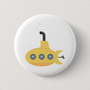 Yellow Submarine 6 Cm Round Badge