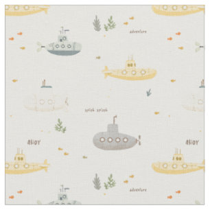 Yellow submarine Splish splash Fabric