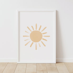 Yellow Sun Boho Baby Nursery Decor