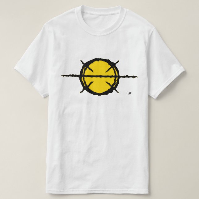Yellow sun exploding T-Shirt (Design Front)