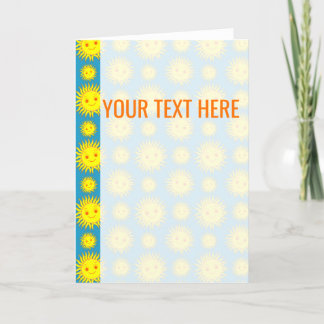 Yellow Sun Face Pattern Announcement