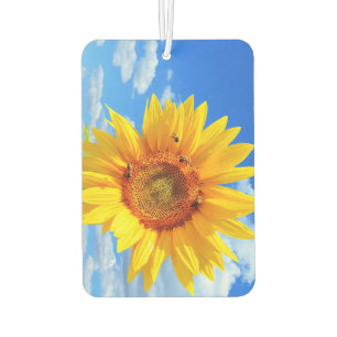 Yellow Sunflower and Bees Air Freshener