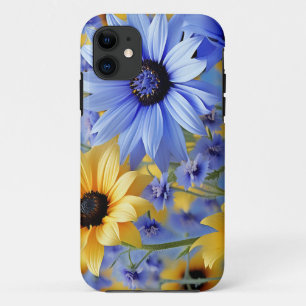Yellow Sunflower And Wildflowers iPhone 11 Case